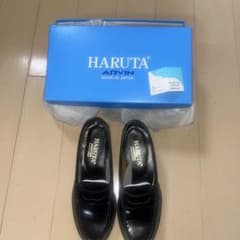 HARUTA ブラックローファー 23.5のサムネイル