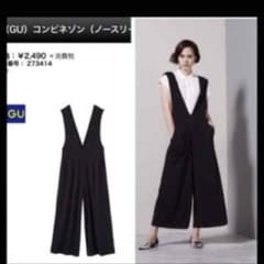 akubi様専用 GU コンビネゾン 黒 Lのサムネイル
