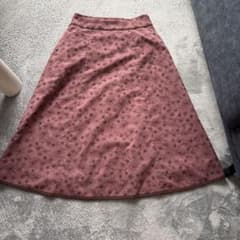 花柄刺繍フレアスカートのサムネイル