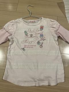 メゾピアノ　キラキラストーン付いたロンT✨ 貴重品のサムネイル