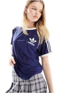 adidas ネイビー 半袖Tシャツ Lのサムネイル