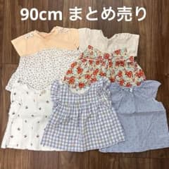 90サイズ　女の子　夏服　半袖　まとめ売りのサムネイル