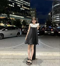 Bibiy. COCO MINI DRESS ブラック ミニワンピースのサムネイル