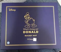 Disney ドナルドダック　バケットハット　帽子　ライトブルー