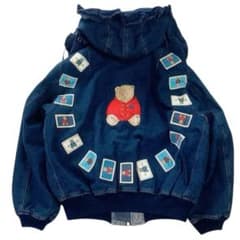 希少 90s PINK HOUSE ピンクハウス デニム フーデッド ブルゾン - メルカリ
