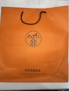 HERMES ショップ袋 紙袋 ショッパーのサムネイル