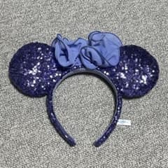 東京ディズニーリゾート カチューシャ スパンコール パープルのサムネイル
