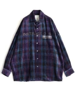 SHAREEF MOLE CHECK BIG SHIRTSのサムネイル