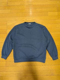 GU ダブルフェイスビックプルオーバー長袖 ネイビーのサムネイル