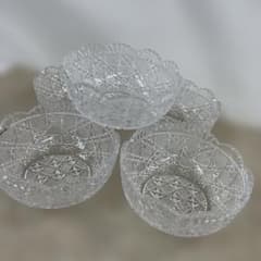 【未使用品】佐々木クリスタル中鉢5個セット