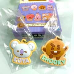 BT21 파미마 이치 반 복권 고무 매력 KOYA · SHOOKY