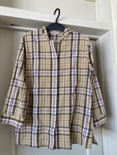 マックレガーフード付きシャツチェック柄