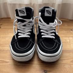 Vans Sk8-Hi ブラック/ホワイト チェッカーのサムネイル