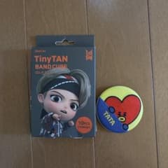 TinyTAN バンドエイド 10種類・BT21(TATA)缶バッチセットのサムネイル