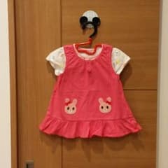 HOT-Bチュニック・半袖Tシャツ２枚セット　size:100のサムネイル