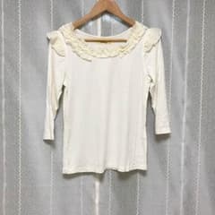 値下げ！【美品】infra rouge インフラルージュ レースカットソーのサムネイル
