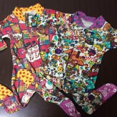 グラグラ ロンパース足つき 2枚セットのサムネイル