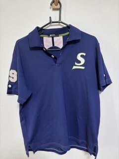 SRIXON ゴルフポロシャツ ネイビー LLサイズのサムネイル