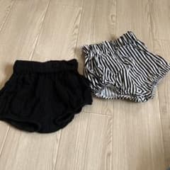 2枚セット　ショートパンツ かぼちゃパンツ 70 80のサムネイル