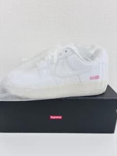 Supreme Nike Air Force 1 ホワイト 手洗いクリーニング済 - メルカリ