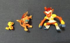 立体ポケモン図鑑 ヒコザル モウカザル ゴウカザル - メルカリ