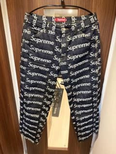 Supreme Jacquard Logos Double Knee Denimのサムネイル