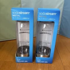 8/7まで　sodastream METAL 1L専用ボトル 2本のサムネイル