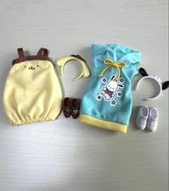 リカちゃん サンリオ ポムポムプリン ポチャッコ 着せ替え服セットのサムネイル