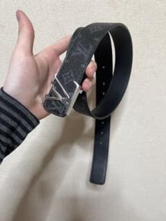 説明読んで】Louis Vuitton モノグラム ベルト ブラック - メルカリ