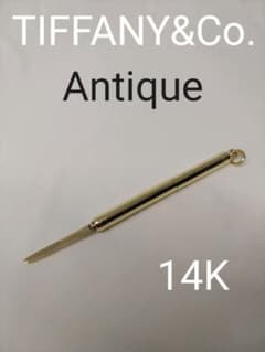 ティファニー アンティーク 14K ペーパー ナイフ ペンダント ヴィンテージのサムネイル