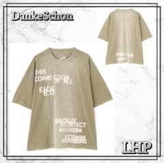 正規品 LHP ダンケシェーン トップス Tシャツ ピグメント加工 ベージュ 