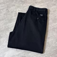 t*a様 2003年製 Dockers ブラック 2タック ワイド チノパン W 00s DOCKERS 2タック ワイド チノパン ブラック W31 L32 - メルカリ
