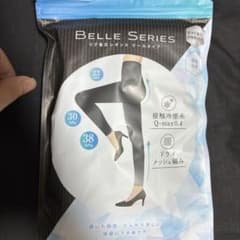 BELLE SERIES リブ着圧レギンス クールタイプ ブラック XL - メルカリ