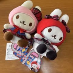 レア うさずきん スクールガール 平成レトロ ぬいぐるみ マスコット