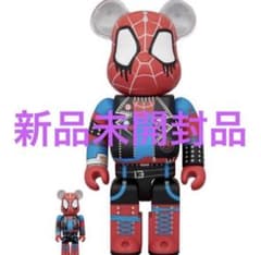 BE@RBRICK SPIDER-PUNK 100％ & 400％　新品未開封品のサムネイル