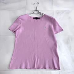 ラルフローレンスポーツ 半袖ニット ピンク M インパクト21 ポニー刺繍