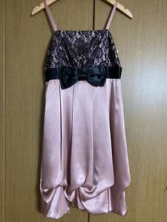 ひざ丈 パーティードレス＋薔薇モチーフボレロのサムネイル