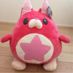 白猫 星たぬき ぬいぐるみのサムネイル