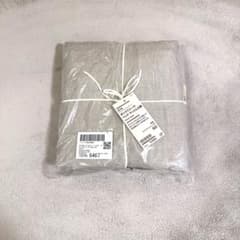 未使用・未開封】無印良品 麻平織 ボックスシーツ 生成キナリ