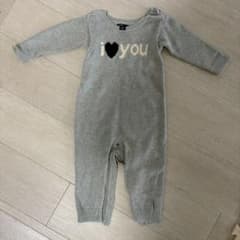 Babygap グレー　ニット　ロンパース　80
