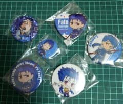 fate fgo ランサー クー·フーリン デフォルメ 缶バッジ 6つセット