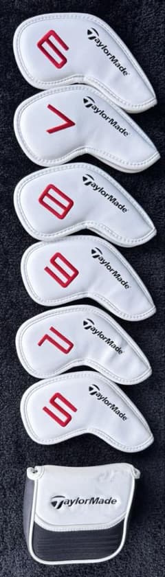 TaylorMade アイアン用ヘッドカバー 6個セット パターカバーのサムネイル