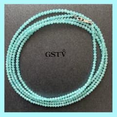 新品‼︎GSTV SILVER TOP アマゾナイトロングネックレス SV925 - メルカリ