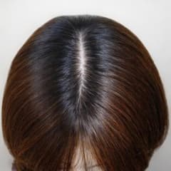 人毛　ウィッグ　中分け人工皮膚付き　ブラウン　スーパーロング　Mサイズ m64475762964_1.jpg?1771255423