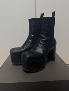 期間限定にします Rick Owens 初期型 キスブーツヒール - メルカリ