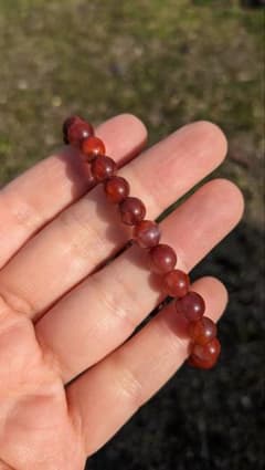 ✨️希少！✨️南紅瑪瑙（ナンホンめのう）ブレスレット　6,000円→5,000円のサムネイル