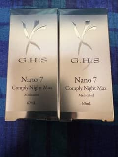 GHS ナノ7 コンプリーナイトマックス 60mL 薬用育毛ローション2本
