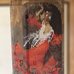 昭和レトロ ビーズのれん 暖簾 レトロポップ　フラメンコ 昭和レトロ ビーズのれん 暖簾 レトロポップ フラメンコ - メルカリ