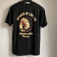 竹原ピストルTシャツ ブラック インディアン Peace - メルカリ