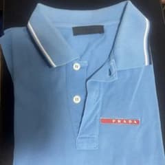 PRADA プラダ 半袖ポロシャツ XSサイズ 紺色 ラバーネーム Prada polo shirt blue XS | eBay
